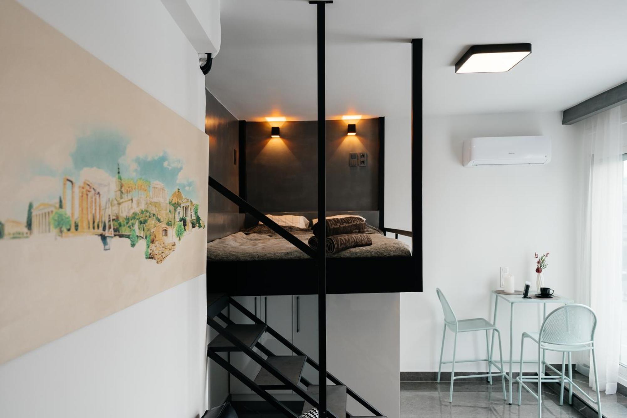 Stylish Overlooking The Acropolis Apartment